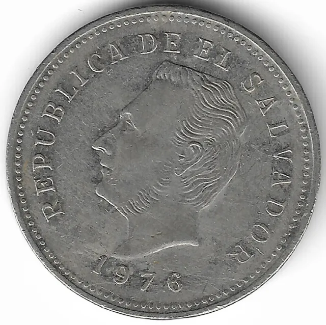 El Salvador 5 Centavos 1976 KM# 149