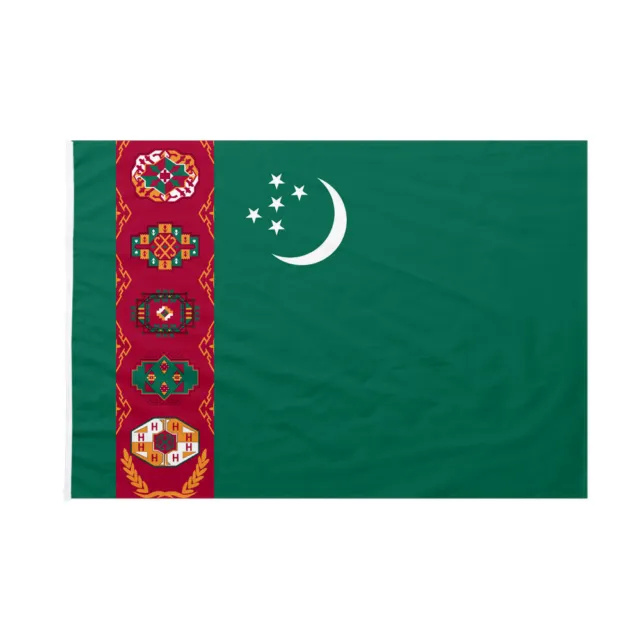 Bandiera da pennone Turkmenistan 100x150cm