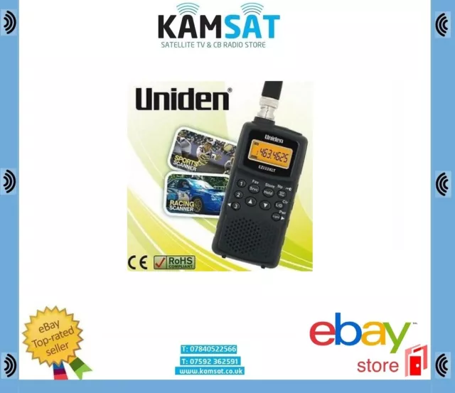 Uniden Handhheld Scanner Receiver -Ezi 33Xlt Plus Airband Vhf Fm Uhf