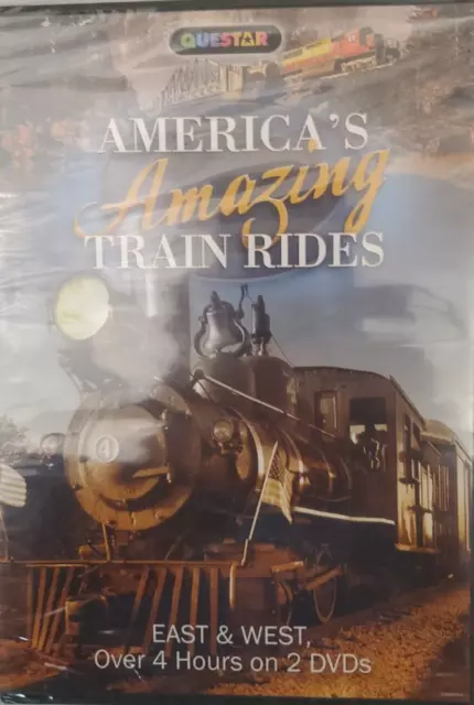 America's Amazing Train Rides (Dvd, 2-Disc Set, 2014) New Sealed