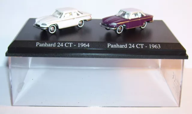 COFFRET ATLAS DUO NOREV = UH HO 1/87 2 METAL PANHARD 24CT 1964 24 CT 1963 in BOX