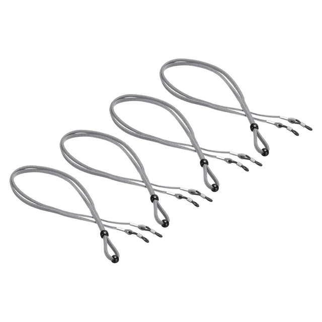 4 pz supporto occhiali regolabile cinturino per occhiali unisex supporto occhiali da sole grigio