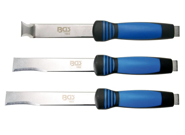Jeu De 3 Burins De Carrossier Bgs Technic A Poignee Confort