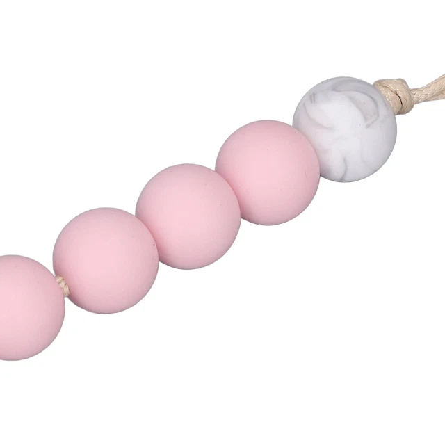 (Rose)Attache Tétine Attache Tétine Silicone 22 Cm Portable Pour Bébé