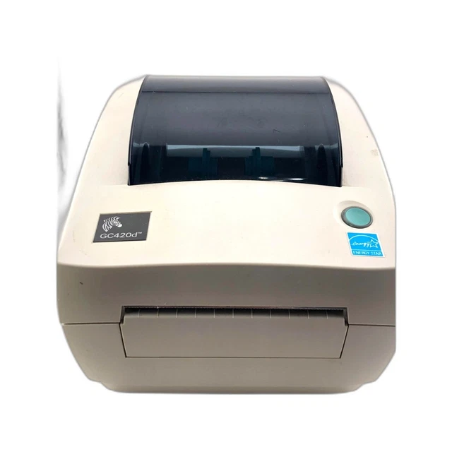 ZEBRA GC420D USB Thermal Printer USB, Power Adapter, And Labels $147.43