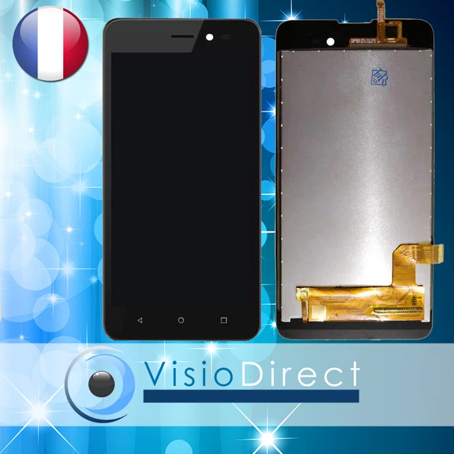 Kit écran Complet Wiko Sunny 3.5 - Vitre Tactile + LCD Anthracite + Outils + Colle, Neuf