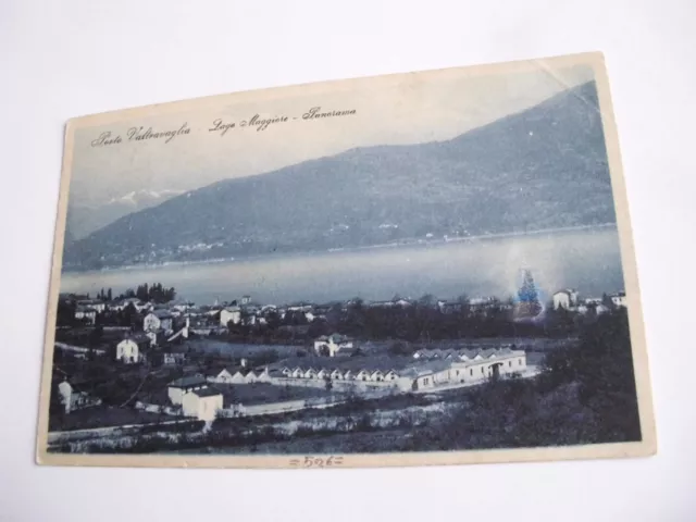 Varese - Porto Valtravaglia Lago Maggiore panorama - spedita f. p. 1926