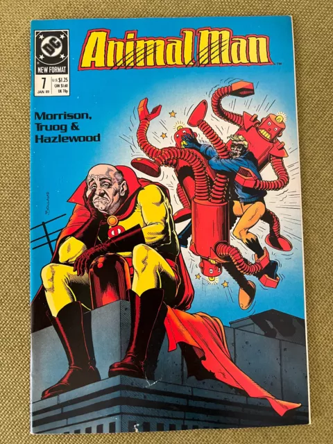 Animal Man 7, Grant Morrison (1988, DC comics) - very good