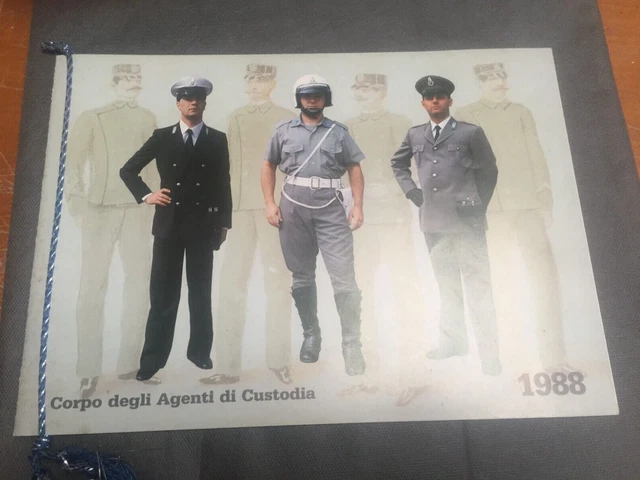 calendario storico corpo di polizia penitenziaria 1988