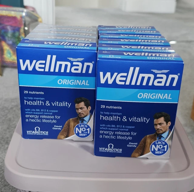 VITABIOTICS WELLMAN ORIGINAL 90 Tabs-Nutrients For Maintain Health ...