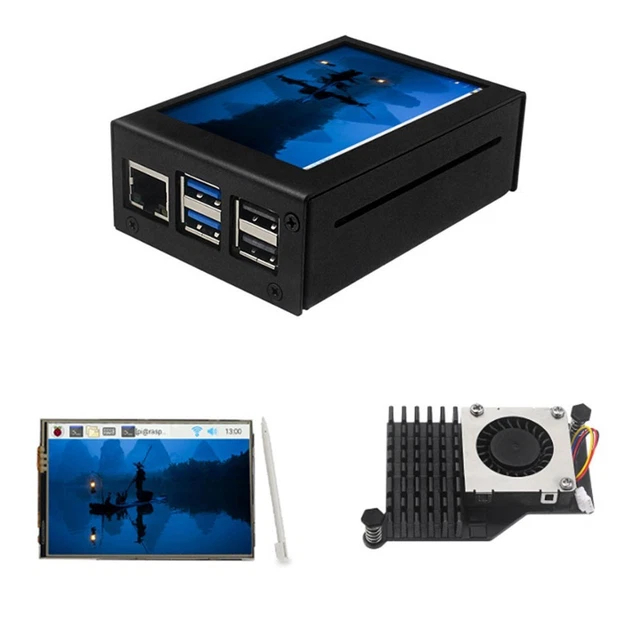 FOR RASPBERRY PI 3 5 Inch Touchscreen Display with Aluminum Case and ...