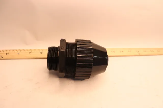 T&B Liquidtight Cord Connector Straight Black Nylon 1-1/2" x 1.47" 2705-TB