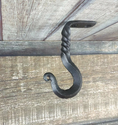 Handmade Ceiling Hook Iron Hanger Cup Hooks Metal hook Black Hook