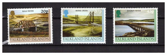 S23145) Falkland Isl. 2000 MNH Bridges 3v