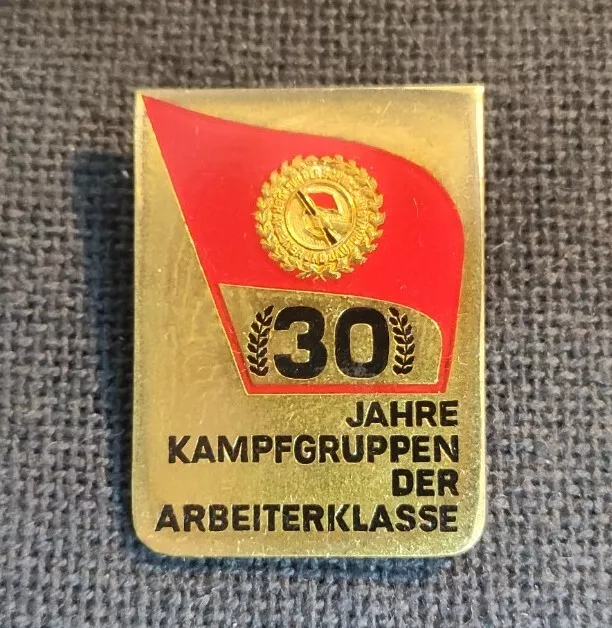 Abzeichen DDR: 30 Jahre Kampfgruppen der Arbeiterklasse 1983 MdI VP