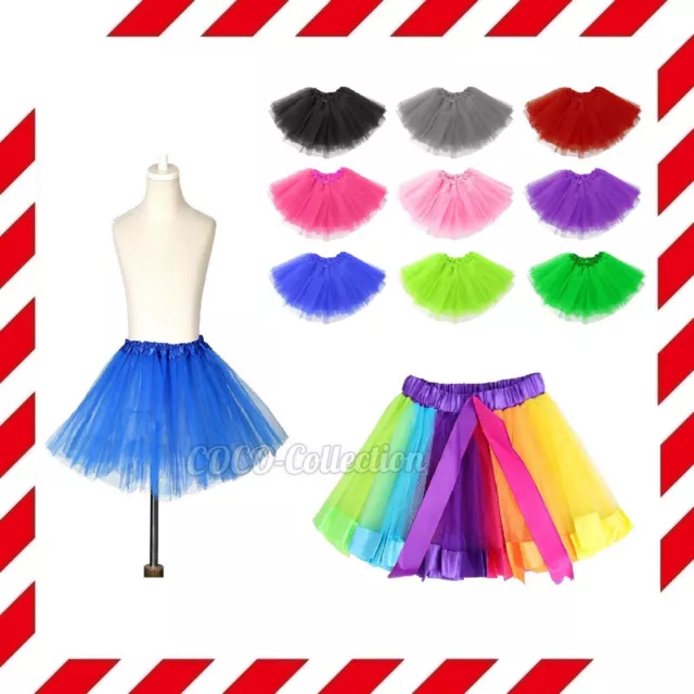 Adults Womens Girls Kids Baby Children Tutu Skirt Party Costume Ballet Dancewear