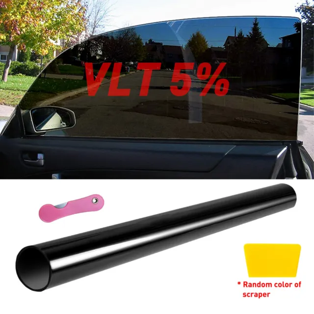 20" x 10ft Feet Car Home Office Glass 300CM Uncut Roll Window Tint Film 5% VLT