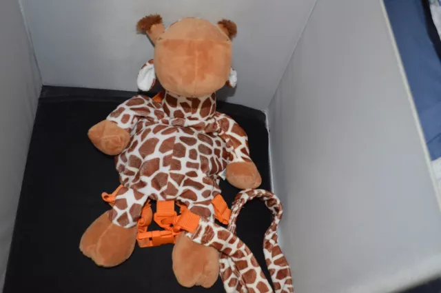 Animal Planet Baby Backpack with Safety Harness, Giraffe 19" Q6 Plush