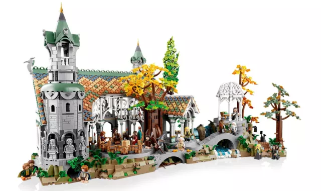 LEGO Icons 10316 Herr der Ringe - Bruchtal ALLE FIGUREN WURDEN ENTNOMMEN 3