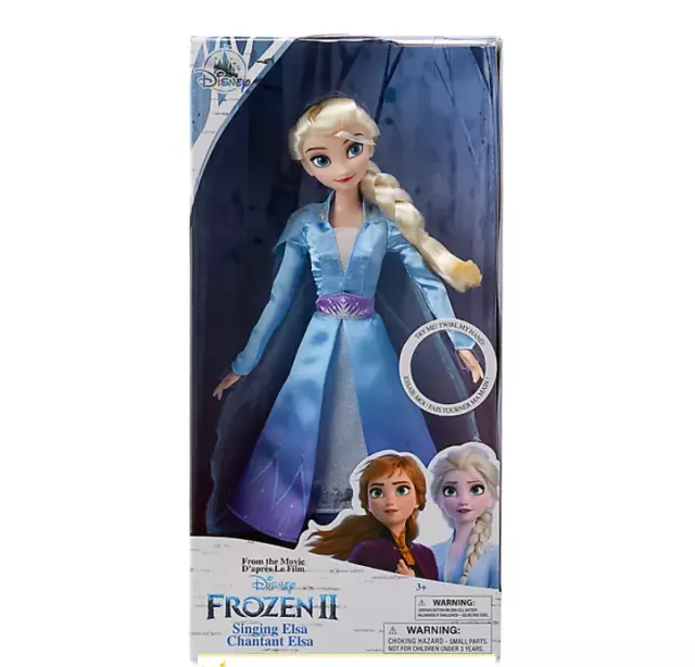 Disney Store Elsa Singing Doll, Frozen 2