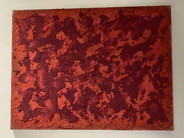Marko MILOVANOVIC (1965), Composition. Technique mixte sur toile. 46 x 61 cm