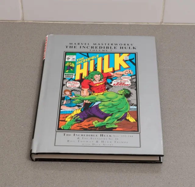 MMW Marvel Masterworks The Incredible Hulk Vol 7, HC, First Print, Read Once