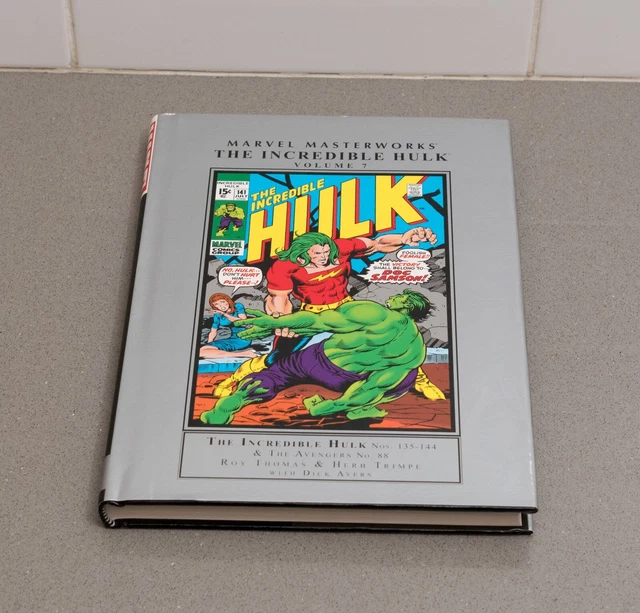 MMW Marvel Masterworks The Incredible Hulk Vol 7, HC, First Print, Read Once