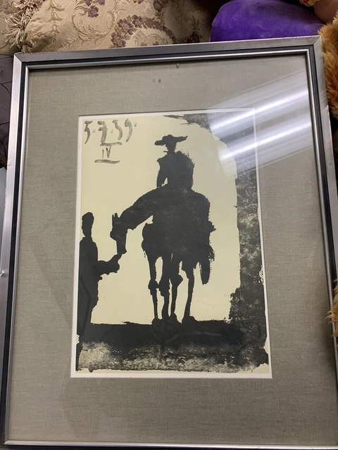 Pablo Picasso- Don Quixote And Sancho Panza Print