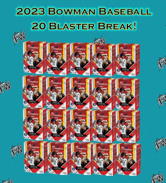 BALTIMORE ORIOLES 2023 Bowman 1/2 Case 20 Blaster Value Box Break 664