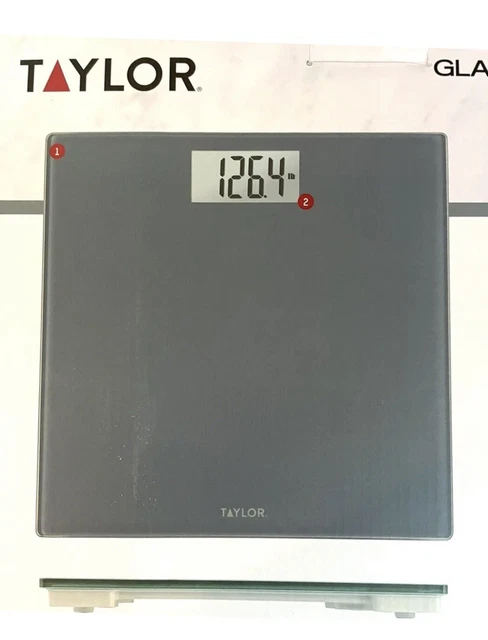 Escalas Taylor Digtal para peso corporal, capacidad de 400 libras de alta precisión, etc...