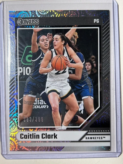 2024 PANINI CAITLIN CLARK COLLECTION Mini Diamonds SP #/399 DONRUSS #10 ...