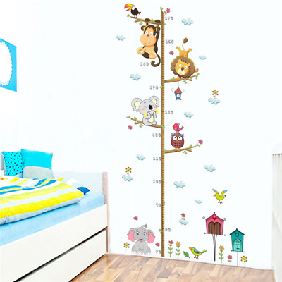 Height Measure Ruler  Wall Sticker For Kids Rooms Growth Chart Nursery Room Gift