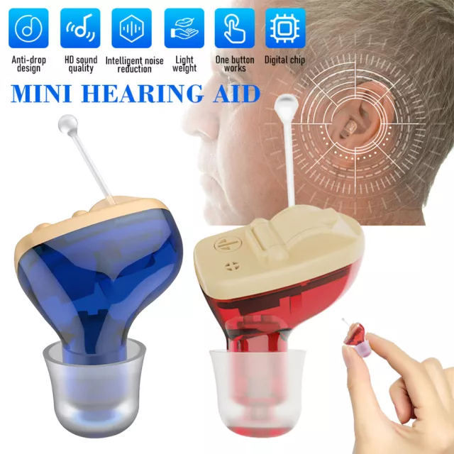 Enhancer Amplifier Ear Hearing Aids Mini Digital Invisible In-Ear Sound Voice