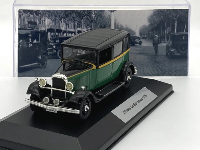 Taxi Citroën C4 Barcelona 1928 1/43 avec boite vitrine.