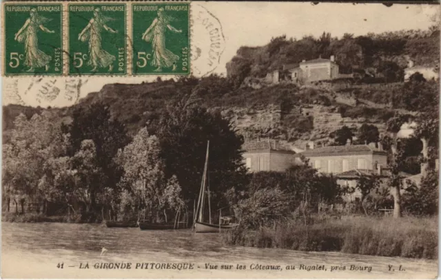 CPA La Gironde Pittoresque - Vue sur les Coteaur au Rigalet (140241)