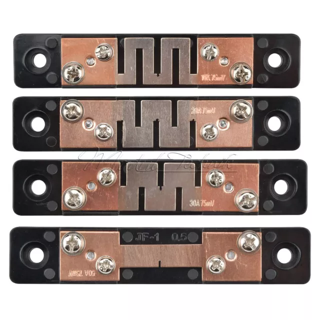 75mV DC Shunt Resistor For Digital Voltmeter Ammeter JF-01 10A /20A/30A /50A