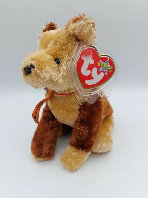 Ty Beanie Babies Fidget The Terrier New With Tags And Plastic Protector