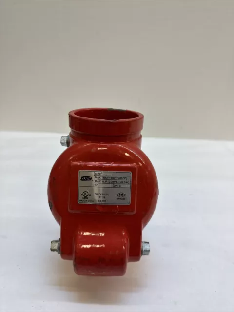 Zurn 3"(DN100) Check Valve F210R EX5981, Fire Riser Equipment