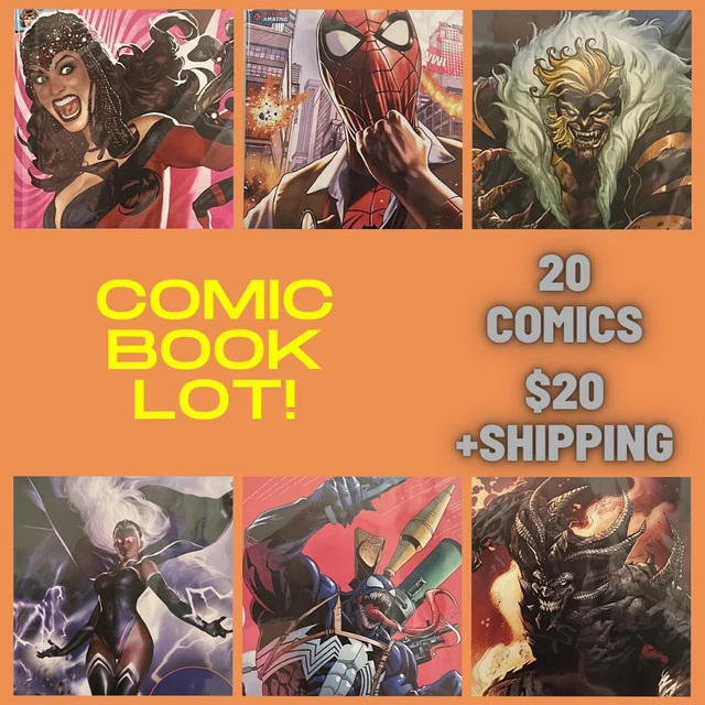 Comic Book Lot! 20 Comics for $20 + shipping. May include variants!