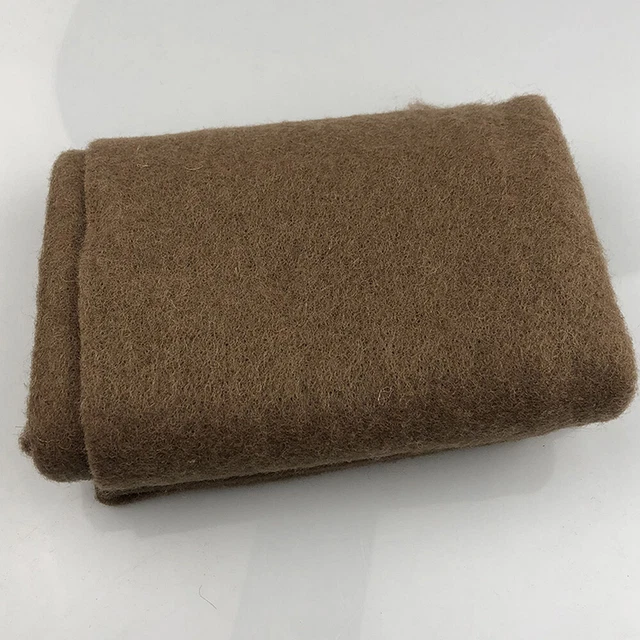 Natural Wool Felting Sheet Poke Soft Fabric Needle Felt Craft Supply 48cm/19inch