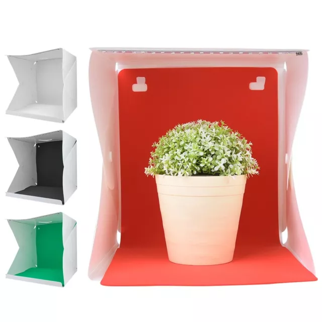 Mini Magnet Folding Photography Studio Tent 20 LEDs Light Soft Box Lightbox TOH