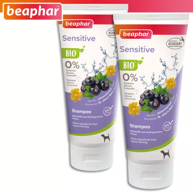 Beaphar 2 x 200 ML Bio Shampooing Sensible