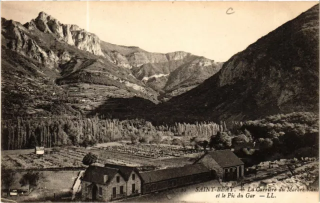 CPA St-BÉAT - La Carriere du Marbre blanc et le Pic du Gar (583104)