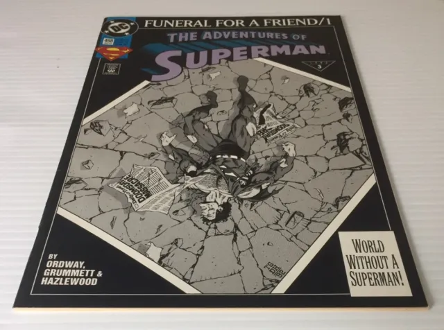 Adventures of SUPERMAN Vol. 1 #498 (1993) Funeral for a Friend DC COMICS 2