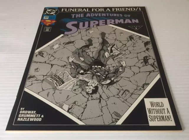 Adventures of SUPERMAN Vol. 1 #498 (1993) Funeral for a Friend DC COMICS 2