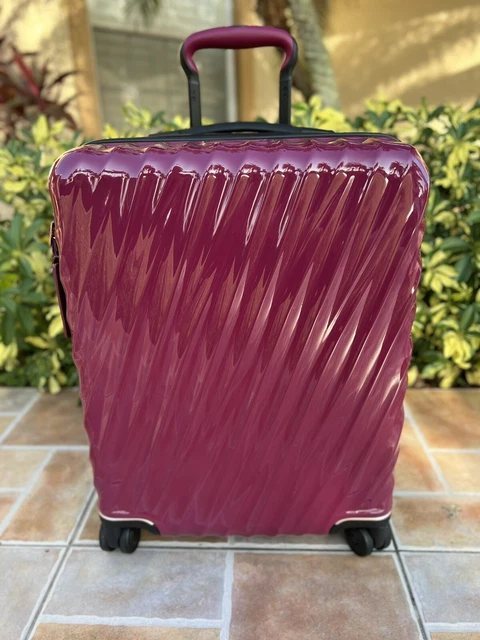 TUMI 19 Degree Continental Carry On 4 Wheel Expandable Travel Bag Pink Berry 2