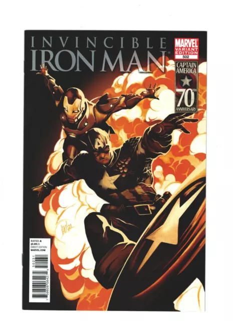 Invincible Iron Man #502 VF/NM 9.0 Marvel Comics 2011 70th Variant