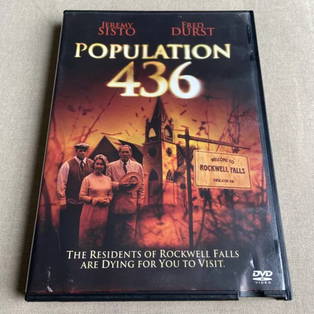 Population 436 (DVD, 2006) Sony Horror Jeremy Sisto Fred Durst Monica Parker +