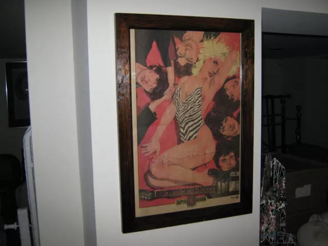 Blondie , Framed Comic Posters, Ready to Hang, 1980's , 16" X 23" X 1" , Rare