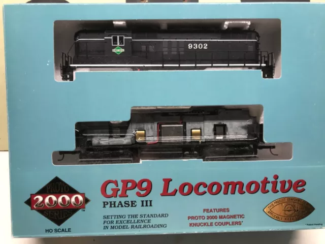 Life Like Proto 2000 Series Ho Illinois Central GP9 Powered Diesel Loco #9302